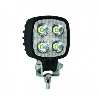 LED Arbeitsscheinwerfer, 12 Watt, 1000 Lumen, 12-24 Volt, 81x110x67 mm, FLUT