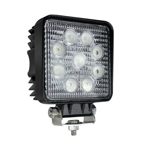 LED Arbeitsscheinwerfer, 27 Watt, 2160 Lumen, 12-24 Volt, 110x128x55 mm, FLUT