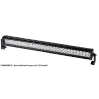 LED Scheinwerferbalken Serie LBL, 810 x 82 x 88 mm, schwarz, 180 Watt, 10800 lm, 10-30 Volt